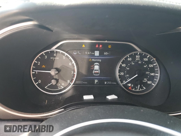 2019 Nissan Maxima Platinum z VIN 1N4AA6AV7KC381982, wystawiony jako Copart lot #49388165 z przebiegiem 70 322 mil mil oraz Szkody całkowita. Historia ofert i sprzedaży dostępna na DreamBid. Obrazek 9.