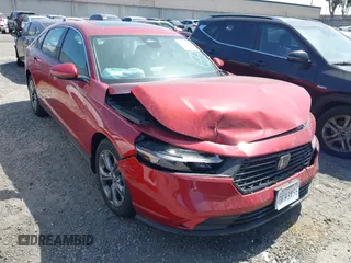 2024 Honda Accord EX с VIN 1HGCY1F30RA024742, выставлен на аукционе IAAI как лот 42153544 с пробегом 3 746 миль миль и . История ставок и продаж доступна на DreamBid. Изображение 1.