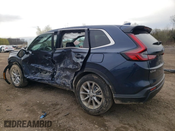 2025 Honda CR-V EX-L with VIN 7FARS4H76SE018005, listed as a Copart auction lot 52737255 with 147 mi miles and Salvage Title. Bid and sale history available at DreamBid. Image 2.