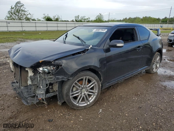 2012 Scion tC with VIN JTKJF5C77C3032710, listed as a Copart auction lot 50807945 with 0 mi miles and Salvage Title. Bid and sale history available at carsss.com. Image 1.
