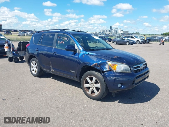 2006 Toyota RAV4 Limited with VIN JTMZD31V865006759, listed as a IAAI auction lot 42775663 with 177,900 mi miles and . Bid and sale history available at DreamBid. Image 1.