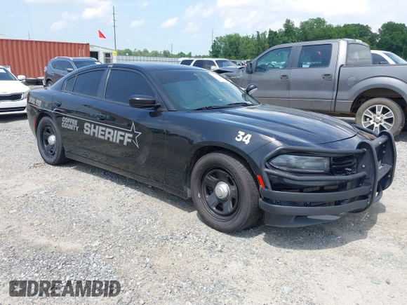 2021 Dodge Charger Police z VIN 2C3CDXAT7MH523170, wystawiony jako IAAI lot #42322244 z przebiegiem 90 825 mil mil oraz . Historia ofert i sprzedaży dostępna na DreamBid. Obrazek 1.