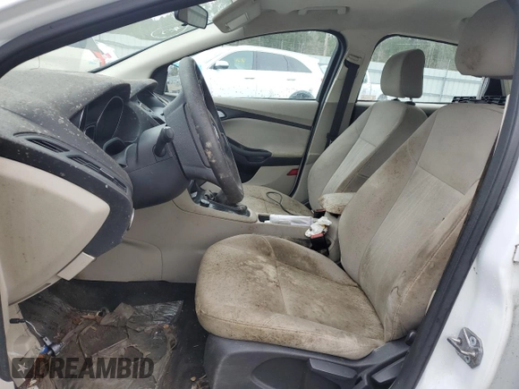 2015 Ford Focus SE with VIN 1FADP3F20FL280829, listed as a Copart auction lot 87031114 with 0 mi miles and Non Repairable. Bid and sale history available at carsss.com. Image 7.