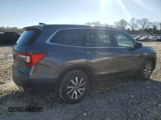 2021 Honda Pilot EX-L with VIN 5FNYF5H57MB027475, listed as a Copart auction lot 42239455 with 66,713 mi miles and Salvage Title. Bid and sale history available at carsss.com. Image 3.