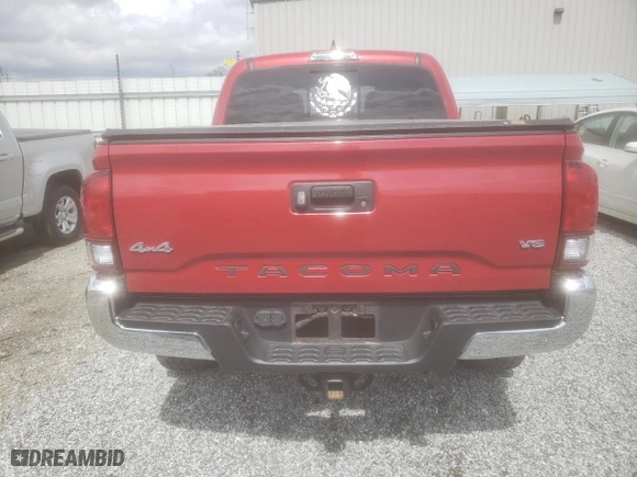 2019 Toyota Tacoma 4WD SR with VIN 3TMCZ5AN2KM217172, listed as a Copart auction lot 50065195 with 49,858 mi miles and Salvage Title. Bid and sale history available at carsss.com. Image 6.