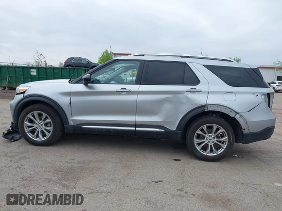 2024 Ford Explorer Limited with VIN 1FMSK8FH1RGA28064, listed as a IAAI auction lot 42170663 with 133,346 mi miles. Bid and sale history available at carsss.com. Image 14.