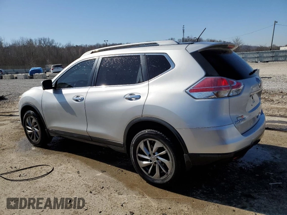 2015 Nissan Rogue SV with VIN 5N1AT2MV8FC827342, listed as a Copart auction lot 48215345 with 161,412 mi miles and Salvage Title. Bid and sale history available at carsss.com. Image 2.