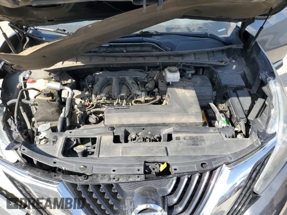 2018 Nissan Murano S with VIN 5N1AZ2MG8JN134672, listed as a Copart auction lot 50769395 with 104,217 mi miles and Salvage Title. Bid and sale history available at DreamBid. Image 12.
