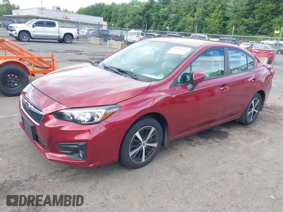 2019 Subaru Impreza Premium with VIN 4S3GKAC60K3609069, listed as a IAAI auction lot 42755337 with 90,437 mi miles and . Bid and sale history available at DreamBid. Image 18.