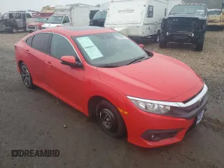 2016 Honda Civic EX-L z VIN 2HGFC1F8XGH648442, wystawiony jako Copart lot #61402544 z przebiegiem 66 003 mil mil oraz Nie do naprawy • Non repairable. Historia ofert i sprzedaży dostępna na DreamBid. Obrazek 1.