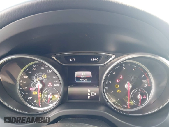 2018 Mercedes-Benz CLA with VIN WDDSJ4EB4JN637135, listed as a IAAI auction lot 42117690 with 79,734 mi miles. Bid and sale history available at carsss.com. Image 7.