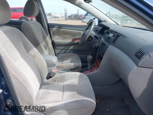 2004 Toyota Corolla CE with VIN JTDBR38E042034109, listed as a IAAI auction lot 42054614 with 162,116 mi miles. Bid and sale history available at carsss.com. Image 5.