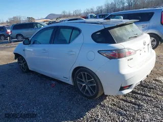 2015 Lexus CT 200h Hybrid with VIN JTHKD5BH0F2240478, listed as a IAAI auction lot 41356444 with 71,118 mi miles. Bid and sale history available at carsss.com. Image 3.