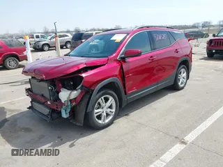 2018 GMC Terrain SLE z VIN 3GKALTEV2JL210805, wystawiony jako IAAI lot #42065247 z przebiegiem 83 398 mil mil oraz . Historia ofert i sprzedaży dostępna na DreamBid. Obrazek 18.