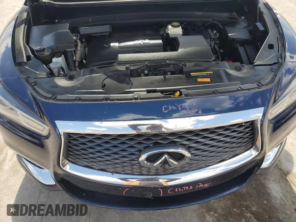 2020 Infiniti QX60 Signature Edition with VIN 5N1DL0MM5LC521896, listed as a Copart auction lot 56914625 with 67,367 mi miles and Salvage title. Bid and sale history available at DreamBid. Image 12.