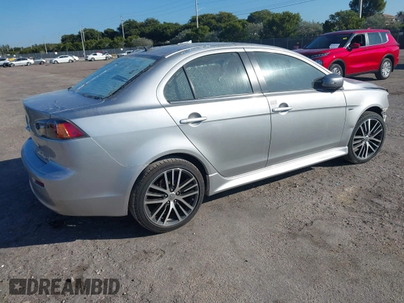 2017 Mitsubishi Lancer ES with VIN JA32V2FW1HU000481, listed as a IAAI auction lot 41316272 with 107,115 mi miles. Bid and sale history available at carsss.com. Image 4.