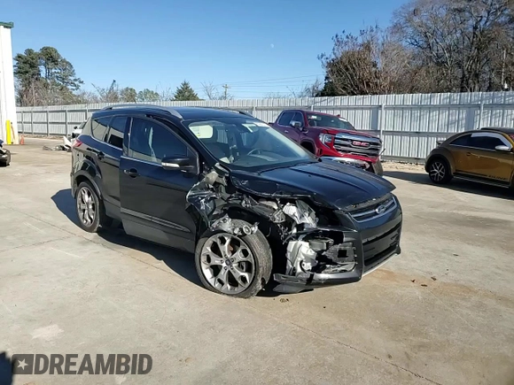 2014 Ford Escape Titanium with VIN 1FMCU0JX4EUA42499, listed as a Copart auction lot 87951075 with 108,358 mi miles and Salvage Title. Bid and sale history available at carsss.com. Image 11.