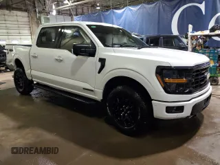 2024 Ford F-150 XLT with VIN 1FTFW3LD1RFB77689, listed as a Copart auction lot 47594205 with 2,800 mi miles and Non Repairable. Bid and sale history available at carsss.com. Image 4.