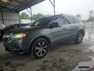 2016 Acura MDX Advance with VIN 5FRYD4H95GB026735, listed as a Copart auction lot 58760435 with 160,470 mi miles and Salvage title. Bid and sale history available at DreamBid. Image 1.