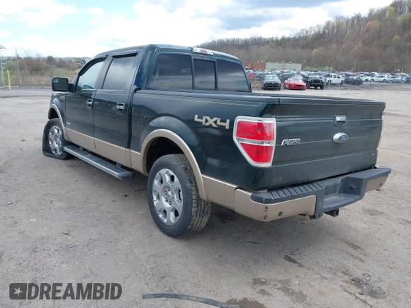 2012 Ford F-150 XL with VIN 1FTFW1ET1CFB62397, listed as a IAAI auction lot 42017950 with 206,207 mi miles. Bid and sale history available at carsss.com. Image 3.