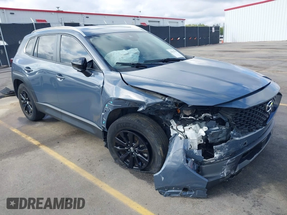 2023 Mazda CX-50 S Preferred Plus with VIN 7MMVABCM3PN122068, listed as a IAAI auction lot 41921767 with 32,293 mi miles and . Bid and sale history available at DreamBid. Image 1.
