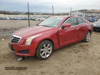 2013 Cadillac ATS Luxury with VIN 1G6AH5S36D0121285, listed as a Copart auction lot 43907465 with 53,847 mi miles and Clean Title. Bid and sale history available at carsss.com. Image 1.