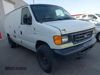 2007 Ford Econoline Cargo Commercial with VIN 1FTNE14WX7DB26798, listed as a IAAI auction lot 42426696 with 306,420 mi miles and . Bid and sale history available at DreamBid. Image 1.