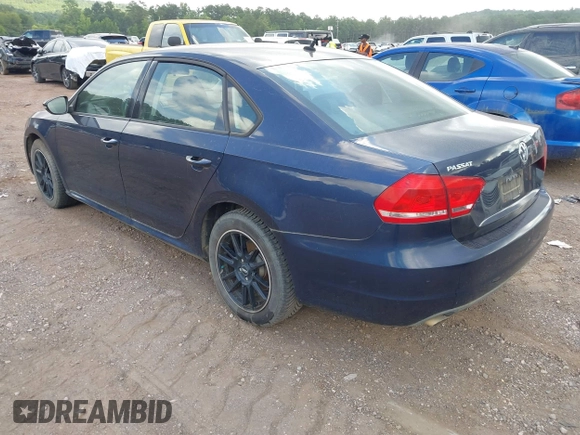 2012 Volkswagen Passat S with VIN 1VWAH7A34CC023134, listed as a IAAI auction lot 42680912 with 157,397 mi miles and . Bid and sale history available at DreamBid. Image 3.