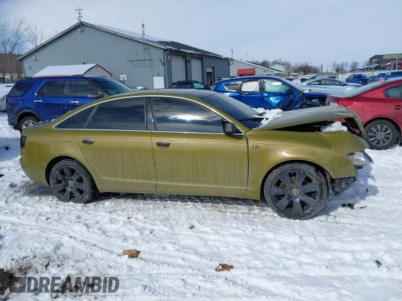2007 Audi A6 3.2L with VIN WAUDH74F87N075637, listed as a IAAI auction lot 41563874 with 174,779 mi miles. Bid and sale history available at carsss.com. Image 14.