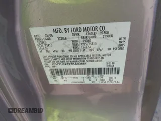 2007 Ford Escape XLS с VIN 1FMYU02Z97KA03881, выставлен на аукционе IAAI как лот 42481965 с пробегом 124 703 миль миль и . История ставок и продаж доступна на DreamBid. Изображение 9.