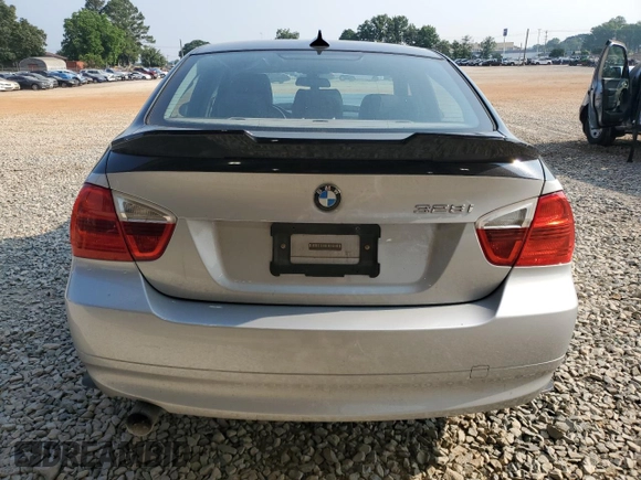 2007 BMW 3 Series 328i with VIN WBAVA33517PV63889, listed as a Copart auction lot 59160945 with 147,664 mi miles and Salvage title. Bid and sale history available at DreamBid. Image 6.