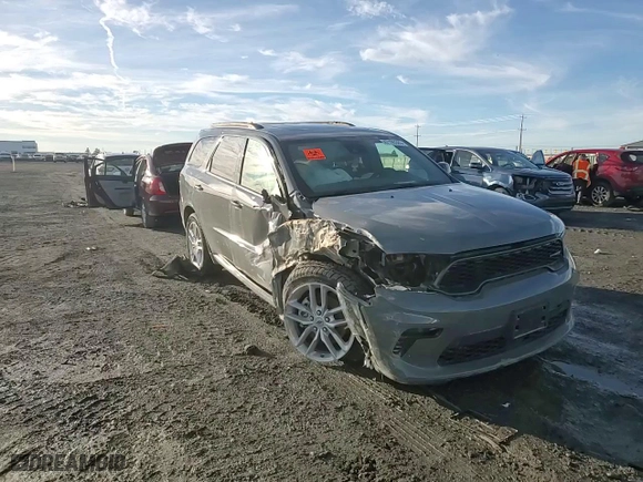 2022 Dodge Durango GT Plus with VIN 1C4RDJDG6NC215672, listed as a Copart auction lot 47195385 with 22,389 mi miles and Salvage Title. Bid and sale history available at carsss.com. Image 12.