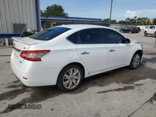 2014 Nissan Sentra SV with VIN 3N1AB7AP6EY255027, listed as a Copart auction lot 62513685 with 131,431 mi miles and Salvage title. Bid and sale history available at DreamBid. Image 3.