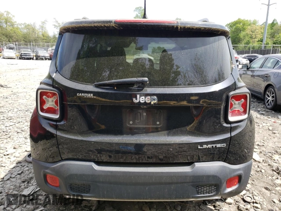 2015 Jeep Renegade Limited with VIN ZACCJADTXFPB46574, listed as a Copart auction lot 54161285 with 99,801 mi miles and Clean Title. Bid and sale history available at DreamBid. Image 6.