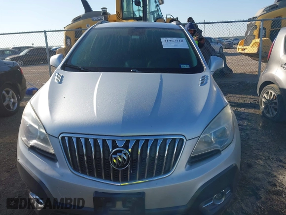 2013 Buick Encore Convenience with VIN KL4CJBSB3DB154050, listed as a IAAI auction lot 41967718 with 137,578 mi miles. Bid and sale history available at carsss.com. Image 12.