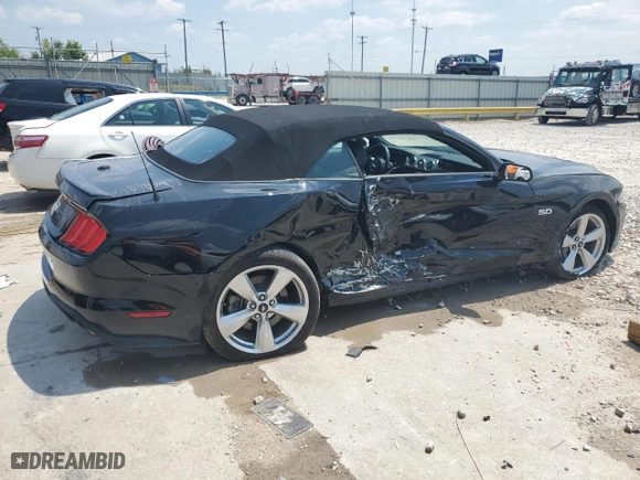 2018 Ford Mustang GT Premium with VIN 1FATP8FF8J5126460, listed as a Copart auction lot 66091304 with 43425 miles and Non Repairable. Bid and sale history available at carsss.com. Image 3.