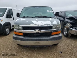 2010 Chevrolet Express Passenger LT with VIN 1GA2G1DG6A1147607, listed as a Copart auction lot 43551925 with 69,611 mi miles and Salvage Title. Bid and sale history available at carsss.com. Image 5.