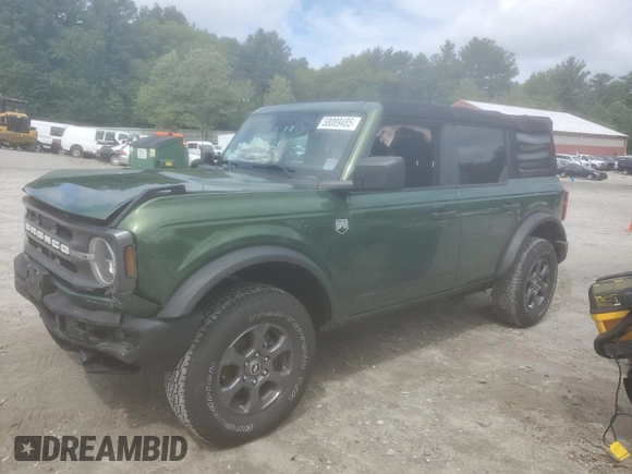 2022 Ford Bronco with VIN 1FMDE5BH8NLB01419, listed as a Copart auction lot 58089485 with 70,401 mi miles and Salvage title. Bid and sale history available at DreamBid. Image 1.