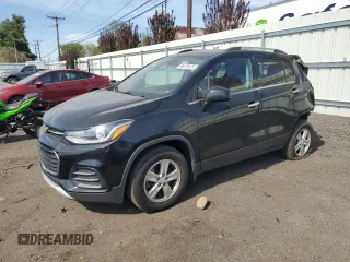 2018 Chevrolet Trax LT z VIN 3GNCJPSB7JL258870, wystawiony jako Copart lot #55478155 z przebiegiem 97 915 mil mil oraz Szkoda całkowita • Salvage title. Historia ofert i sprzedaży dostępna na DreamBid. Obrazek 1.