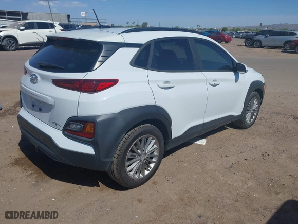 2018 Hyundai Kona SEL with VIN KM8K22AA6JU149282, listed as a IAAI auction lot 42071996 with 77,440 mi miles. Bid and sale history available at carsss.com. Image 4.