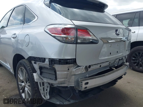 2013 Lexus RX 450h with VIN JTJZB1BAXD2409160, listed as a IAAI auction lot 41916721 with 62,599 mi miles and . Bid and sale history available at DreamBid. Image 6.