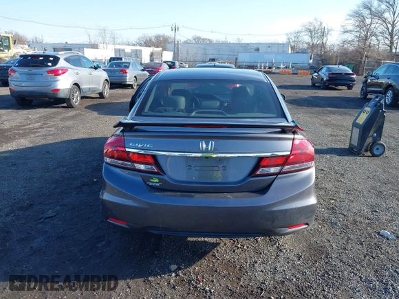 2015 Honda Civic EX-L with VIN 19XFB2F92FE233500, listed as a IAAI auction lot 41136069 with 115,484 mi miles and . Bid and sale history available at DreamBid. Image 16.