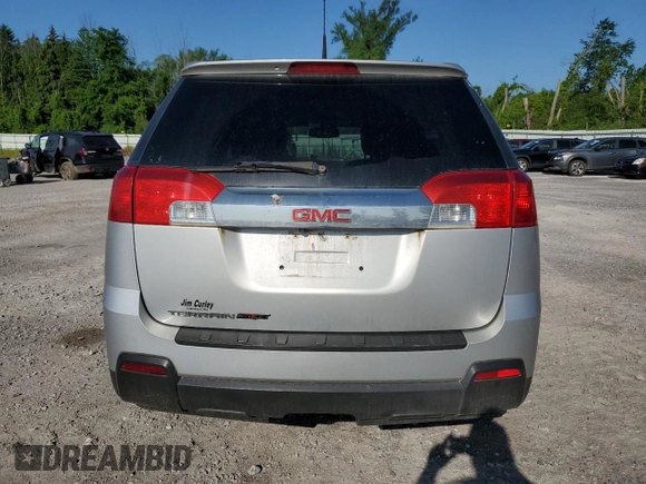 2010 GMC Terrain SLE-1 with VIN 2CTALBEW1A6345975, listed as a Copart auction lot 61572345 with 246,999 mi miles and Salvage title. Bid and sale history available at DreamBid. Image 6.