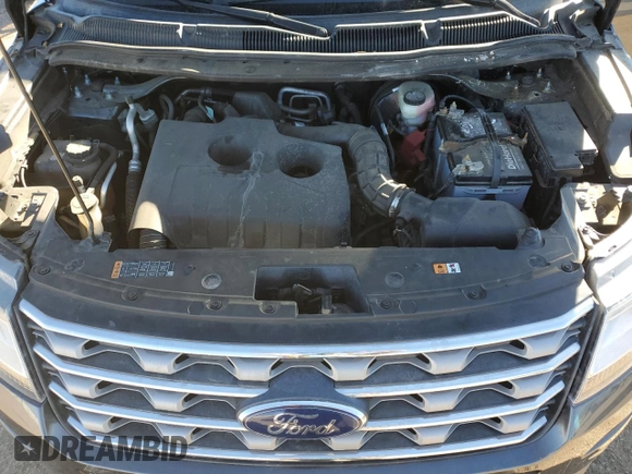 2017 Ford Explorer XLT with VIN 1FM5K7DH5HGD36539, listed as a Copart auction lot 88636675 with 107,709 mi miles and Salvage Title. Bid and sale history available at carsss.com. Image 12.
