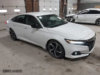 2022 Honda Accord Sedan Sport SE with VIN 1HGCV1F44NA061742, listed as a IAAI auction lot 41636273 with 91,779 mi miles. Bid and sale history available at carsss.com. Image 1.