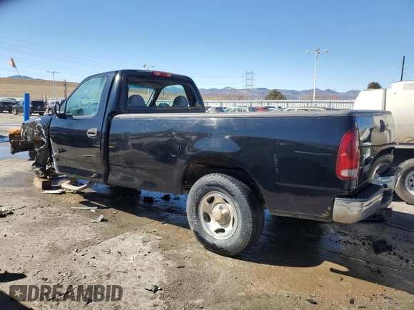 2002 Ford F-150 XL with VIN 1FTRF17222NB03008, listed as a Copart auction lot 46364635 with 136,298 mi miles and Salvage Title. Bid and sale history available at carsss.com. Image 2.