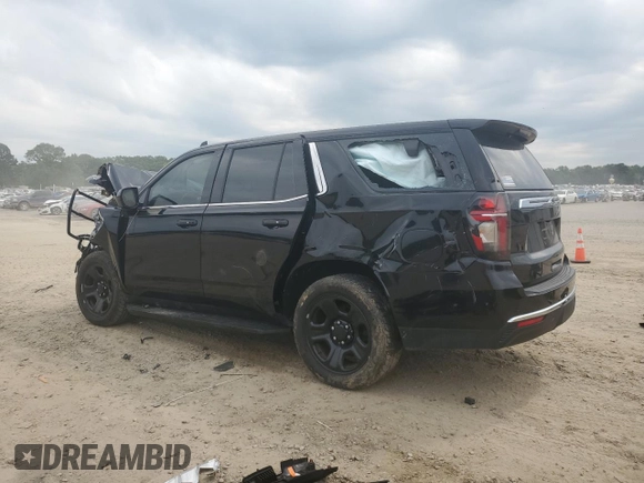 2022 Chevrolet Tahoe Commercial z VIN 1GNSKLED4NR218484, wystawiony jako Copart lot #59113605 z przebiegiem 23 845 mil mil oraz Szkoda całkowita • Salvage title. Historia ofert i sprzedaży dostępna na DreamBid. Obrazek 2.