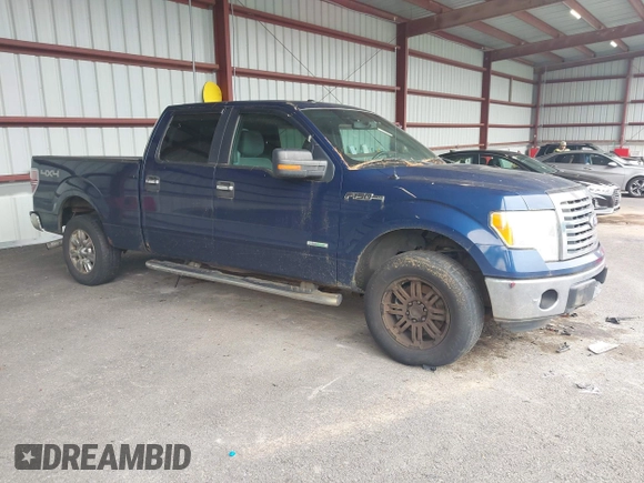 2011 Ford F-150 XLT with VIN 1FTFW1ET2BFC09435, listed as a IAAI auction lot 42514253 with 302,362 mi miles and . Bid and sale history available at DreamBid. Image 1.