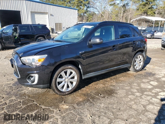2015 Mitsubishi Outlander Sport 2.4 GT with VIN 4A4AP4AW3FE028339, listed as a Copart auction lot 87194324 with 143,507 mi miles and Salvage Title. Bid and sale history available at carsss.com. Image 1.