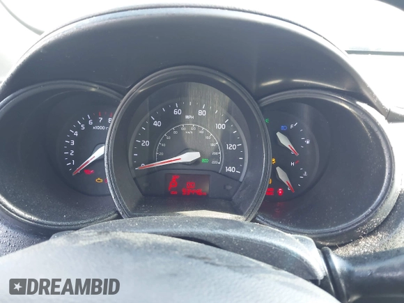 2014 Kia Rio LX with VIN KNADM4A31E6413780, listed as a IAAI auction lot 41996928 with 93,446 mi miles and . Bid and sale history available at DreamBid. Image 7.